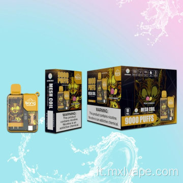 Original Bang Box 9000 sbuffi Vaping usa e getta all&#39;ingrosso